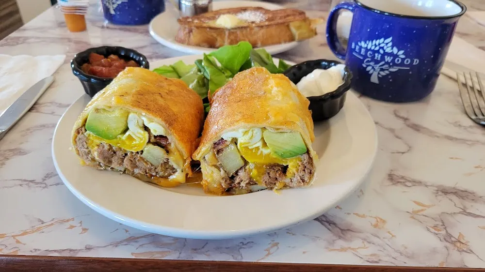 Grlled Cheese Breakfast Burrito