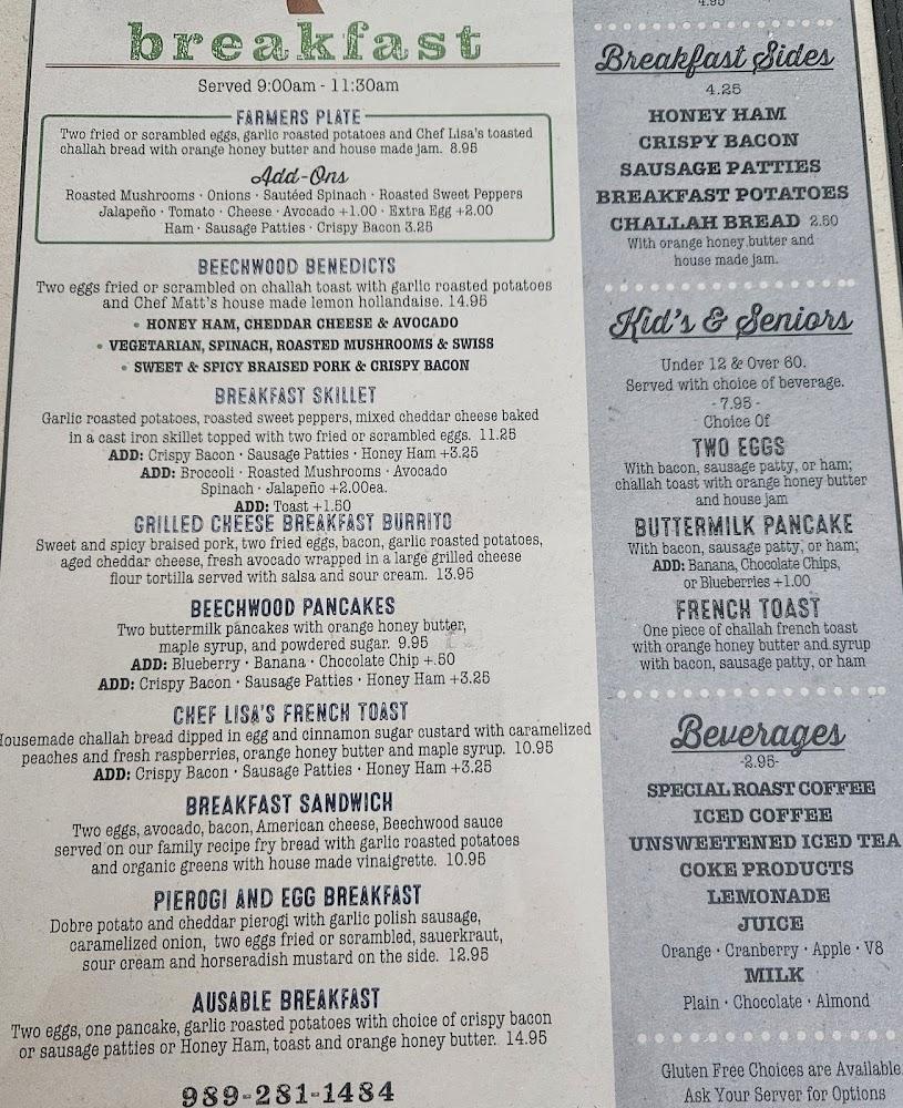 Beechwood Cafe Menu image 4